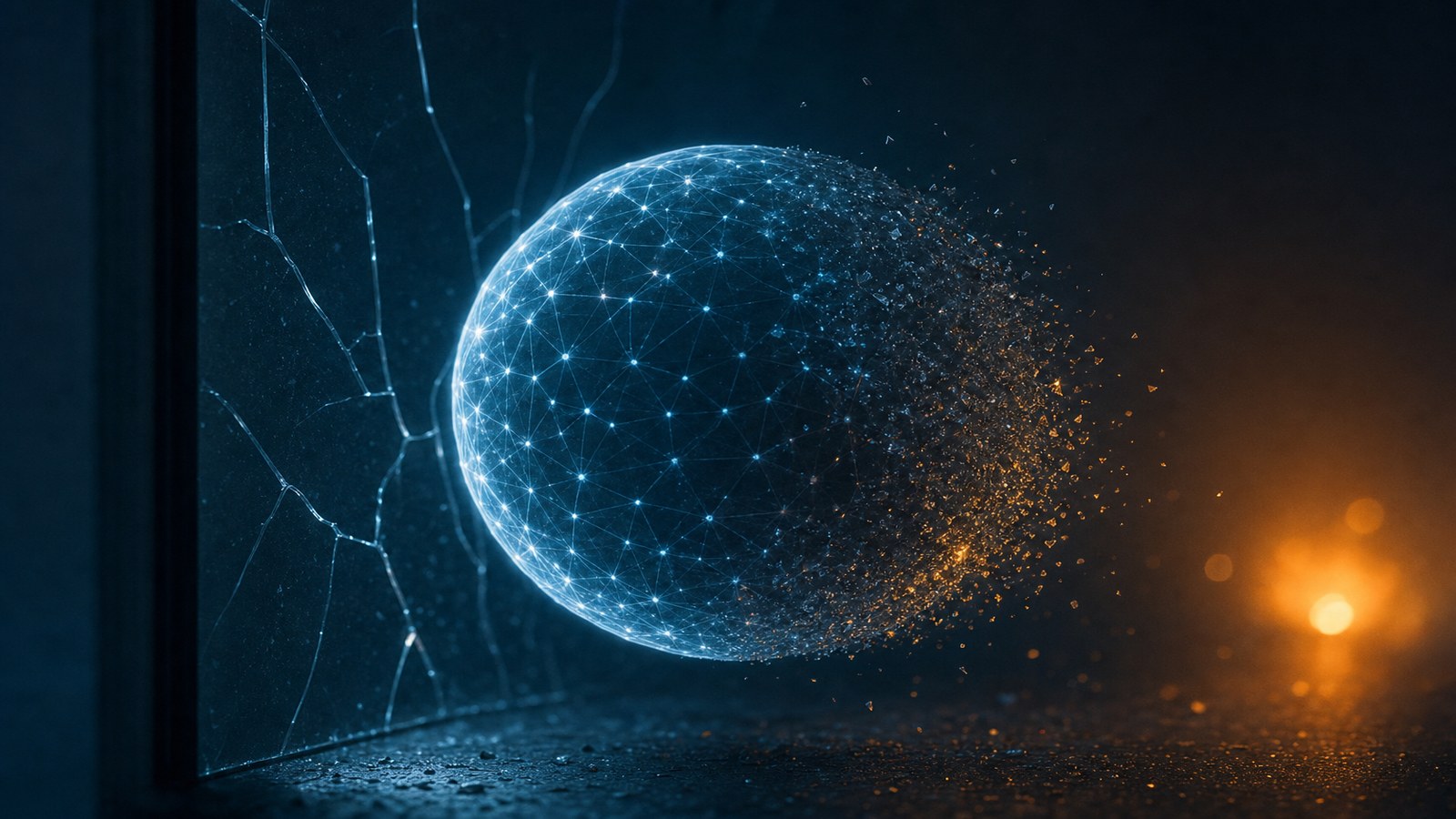 Robot numérique représentant les limites et les risques de l'intelligence artificielle