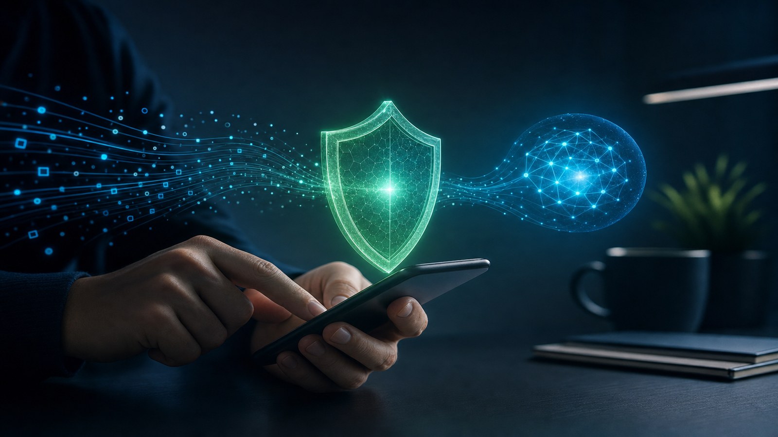 Cadenas numérique représentant la protection des données personnelles avec l'intelligence artificielle